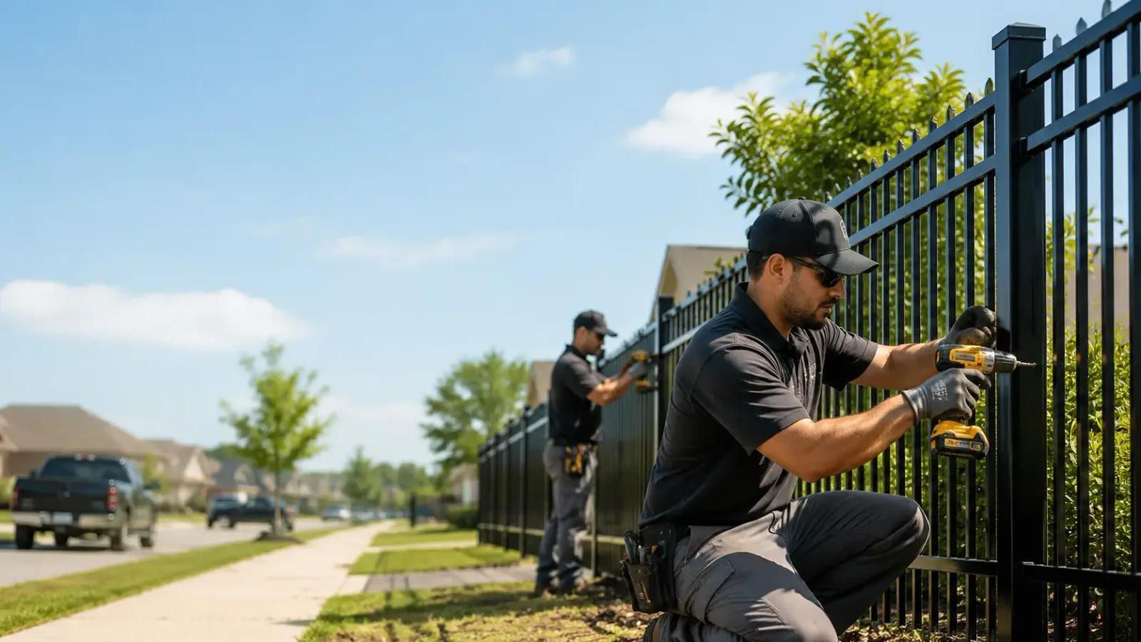 Metal Fence Installation in South Boston, MA